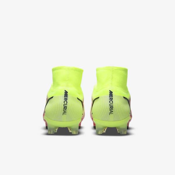 Nike Mercurial Superfly 8 Elite FG Firm-Grounds Kopačky Panske Čierne Svetlo Červené | NK278LCF