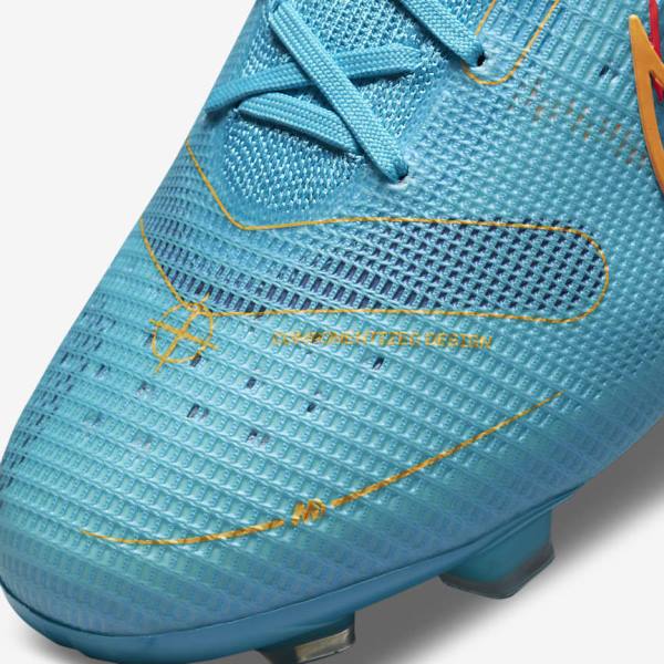 Nike Mercurial Superfly 8 Elite FG Firm-Grounds Kopačky Panske Modre Oranžové | NK465IKD