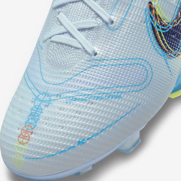 Nike Mercurial Superfly 8 Elite FG Firm-Grounds Kopačky Damske Siva Svetlo Modre Modre | NK824BOW