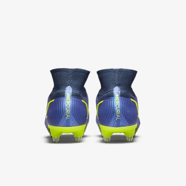 Nike Mercurial Superfly 8 Elite SG-Pro AC Soft-Ground Kopačky Panske Modre | NK603ZQP