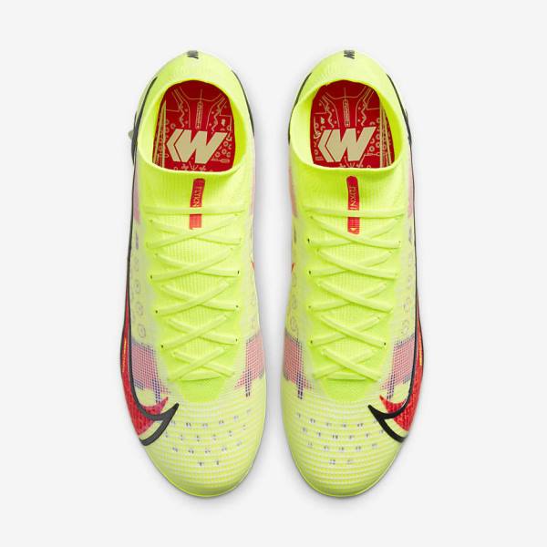 Nike Mercurial Superfly 8 Elite SG-Pro AC Soft-Ground Kopačky Panske Čierne Svetlo Červené | NK698ZXO