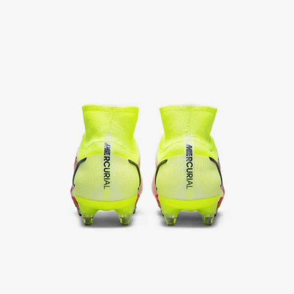 Nike Mercurial Superfly 8 Elite SG-Pro AC Soft-Ground Kopačky Panske Čierne Svetlo Červené | NK698ZXO