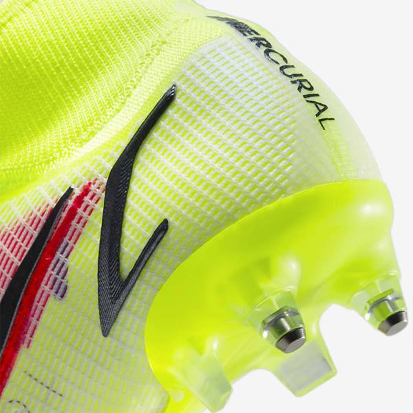 Nike Mercurial Superfly 8 Elite SG-Pro AC Soft-Ground Kopačky Panske Čierne Svetlo Červené | NK698ZXO