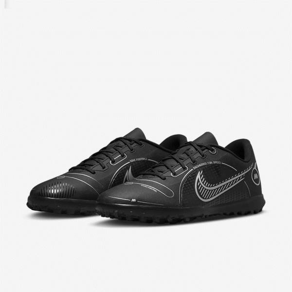 Nike Mercurial Vapor 14 Club TF Turf Kopačky Panske Čierne Siva Metal Strieborne | NK264ICZ