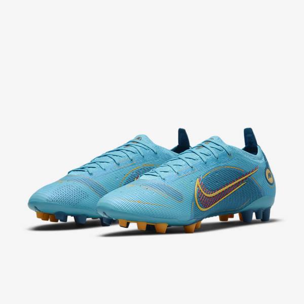 Nike Mercurial Vapor 14 Elite AG Artificial-Grounds Kopačky Damske Modre Oranžové | NK683QZM