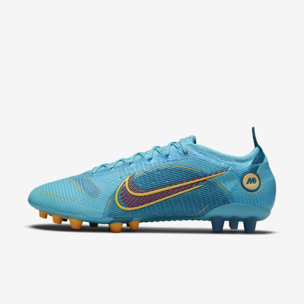 Nike Mercurial Vapor 14 Elite AG Artificial-Grounds Kopačky Damske Modre Oranžové | NK683QZM