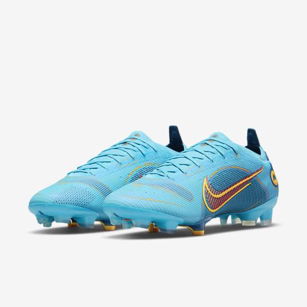 Nike Mercurial Vapor 14 Elite FG Firm-Grounds Kopačky Panske Modre Oranžové | NK150VXF