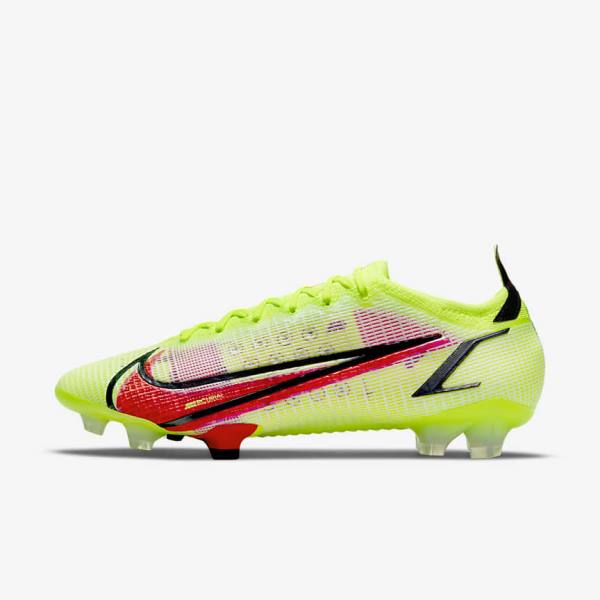 Nike Mercurial Vapor 14 Elite FG Firm-Ground Kopačky Panske Čierne Svetlo Červené | NK574IGN