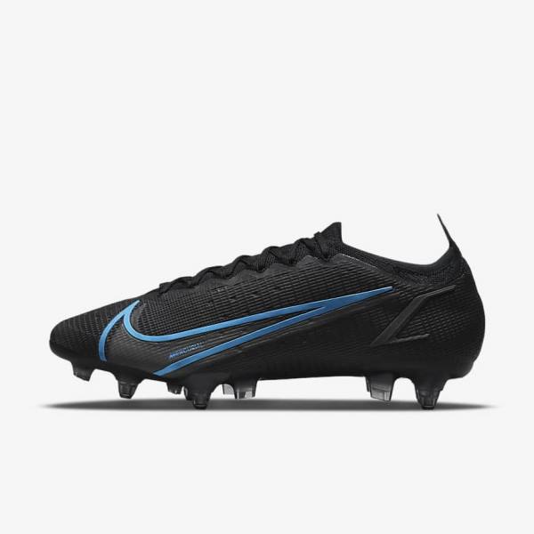 Nike Mercurial Vapor 14 Elite SG-Pro AC Soft-Ground Kopačky Panske Čierne Siva | NK598CBJ