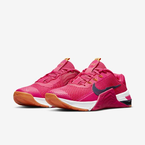 Nike Metcon 7 Botasky Damske Ruzove Žlté Modre | NK134JPQ