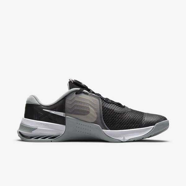 Nike Metcon 7 Botasky Damske Čierne Siva Biele Platina | NK574VXB