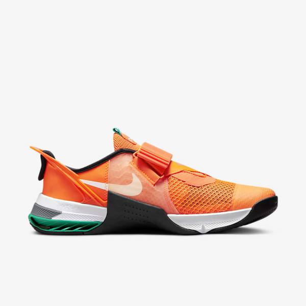 Nike Metcon 7 FlyEase Botasky Damske Oranžové Tmavo Siva Tyrkysové Biele | NK897OWD