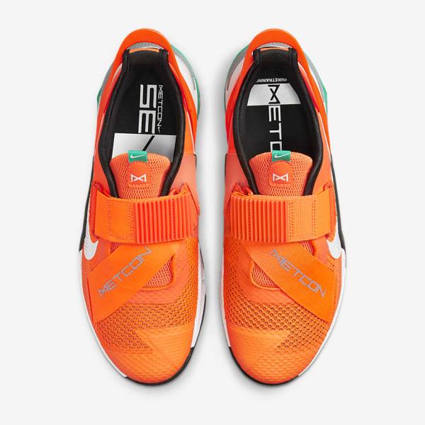 Nike Metcon 7 FlyEase Botasky Damske Oranžové Tmavo Siva Tyrkysové Biele | NK897OWD