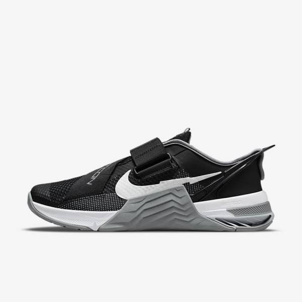 Nike Metcon 7 FlyEase Botasky Damske Čierne Siva Biele Platina | NK708XYU