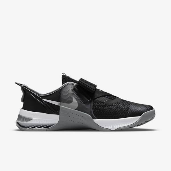 Nike Metcon 7 FlyEase Botasky Panske Čierne Siva Biele Platina | NK341BMG