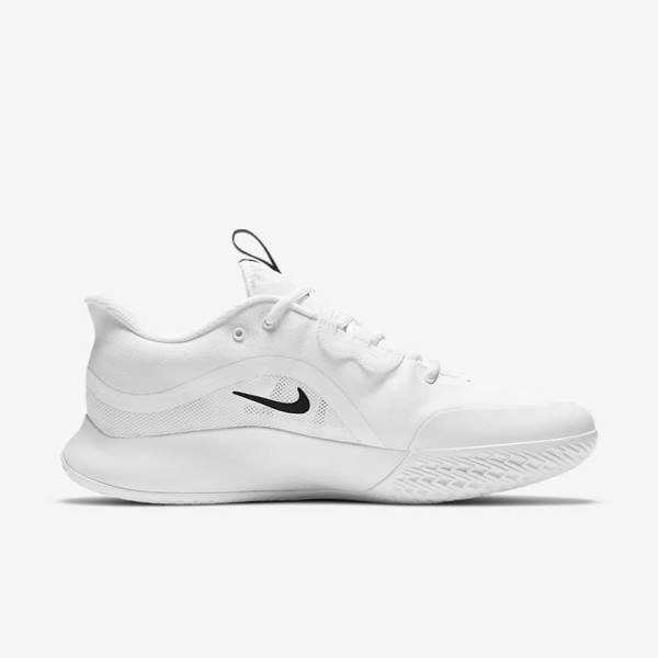 Nike NikeCourt Air Max Volley Hard Court Tenisove Tenisky Panske Biele Čierne | NK348RVI