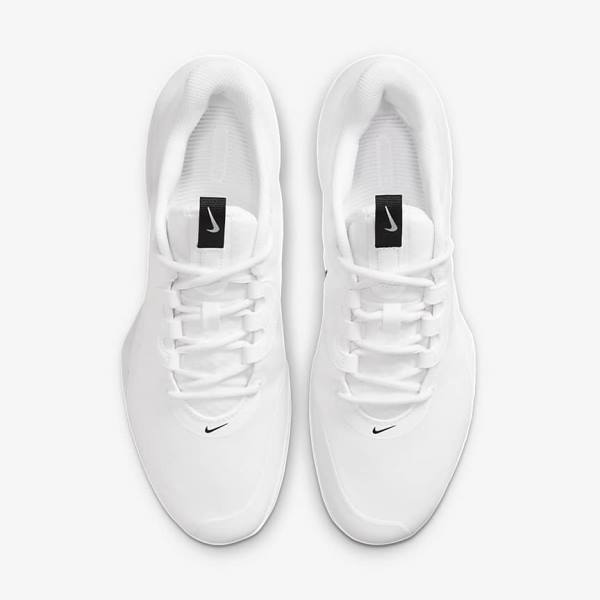 Nike NikeCourt Air Max Volley Hard Court Tenisove Tenisky Panske Biele Čierne | NK348RVI