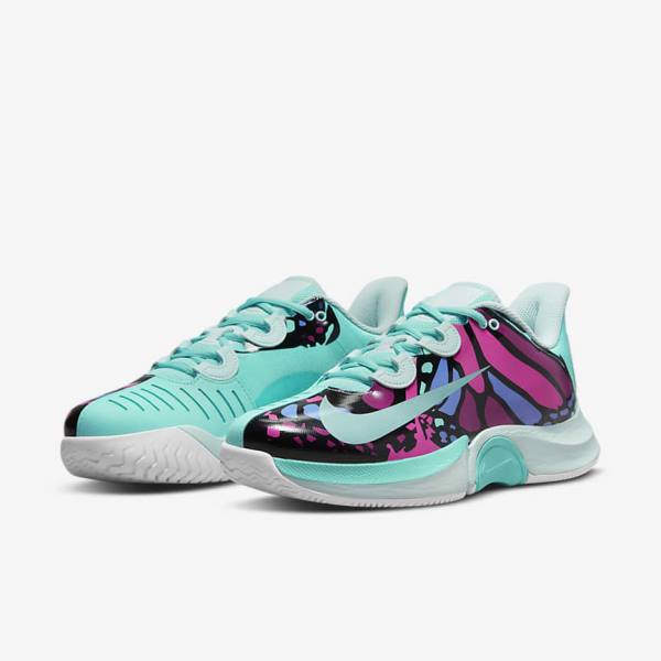 Nike NikeCourt Air Zoom GP Turbo Naomi Osaka Tenisove Tenisky Damske Tyrkysové Čierne Fuchsie Tyrkysové | NK241GBZ