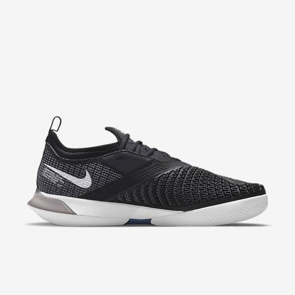 Nike NikeCourt React Vapor NXT Clay Court Tenisove Tenisky Panske Čierne Biele | NK364TOL