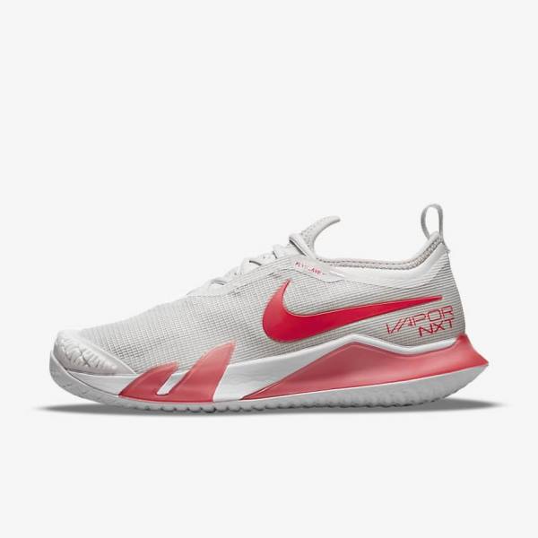 Nike NikeCourt React Vapor NXT Hard Court Tenisove Tenisky Damske Svetlo Béžové Biele | NK041PTK