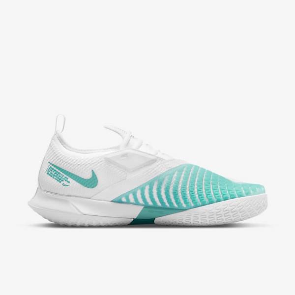 Nike NikeCourt React Vapor NXT Hard-Court Tenisove Tenisky Panske Biele Červené Bordove Tyrkysové | NK108JYH