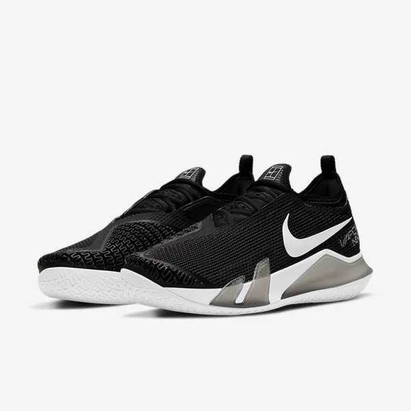 Nike NikeCourt React Vapor NXT Hard-Court Tenisove Tenisky Panske Čierne Biele | NK812DJQ