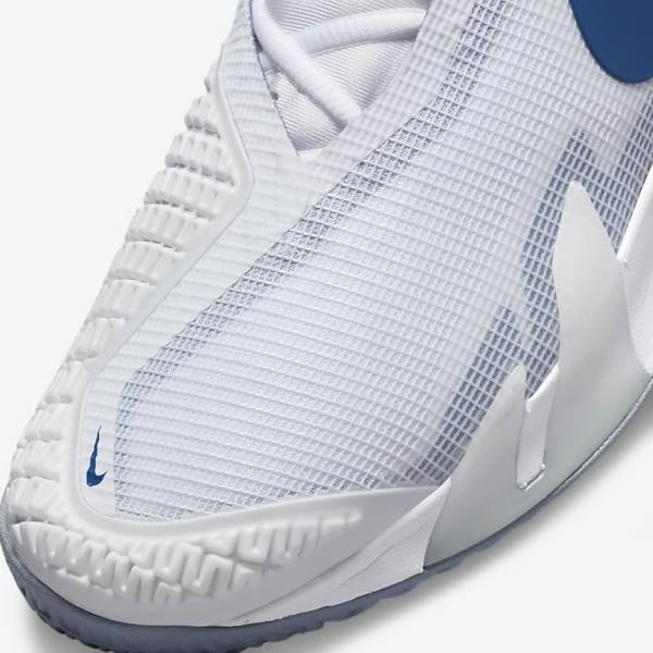 Nike NikeCourt React Vapor NXT Hard-Court Tenisove Tenisky Panske Biele Námornícka Modrá | NK849ZAN