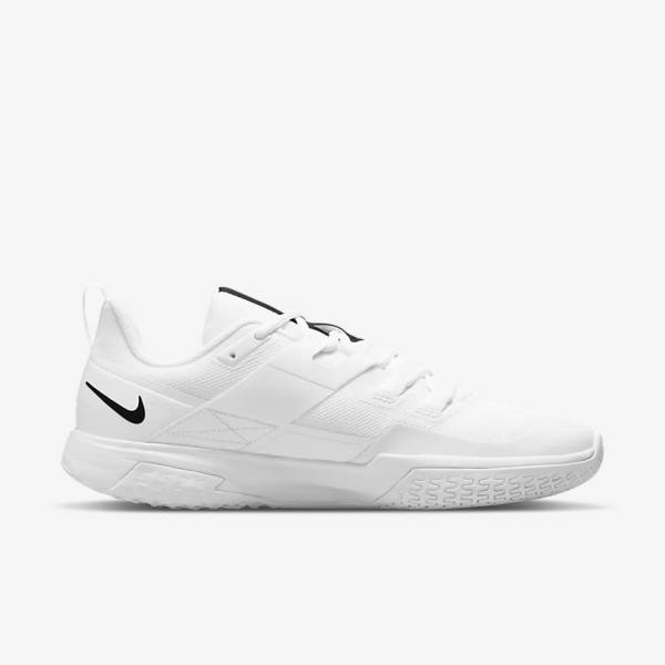 Nike NikeCourt Vapor Lite Hard Court Tenisove Tenisky Panske Biele Čierne | NK710QEK