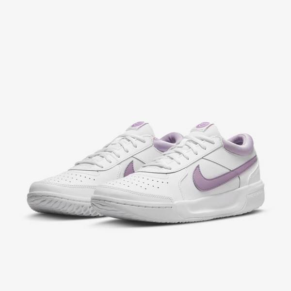 Nike NikeCourt Zoom Lite 3 Tenisove Tenisky Damske Biele | NK219ACZ