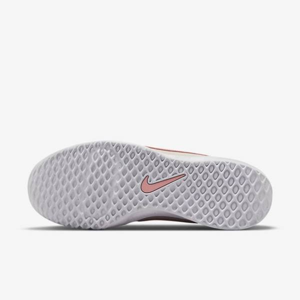 Nike NikeCourt Zoom Lite 3 Tenisove Tenisky Damske Biele Červené Koralove | NK482YBG