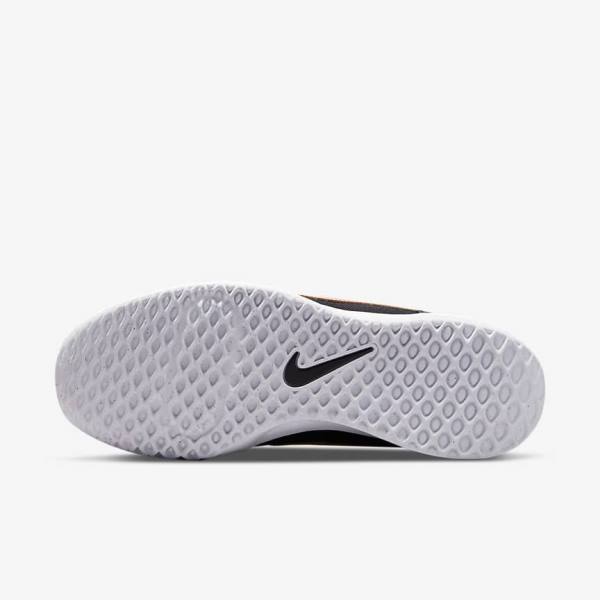 Nike NikeCourt Zoom Lite 3 Tenisove Tenisky Damske Čierne Biele Metal Červené Hnede | NK485TDL