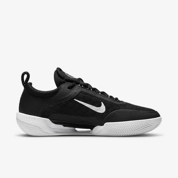 Nike NikeCourt Zoom NXT Clay Court Tenisove Tenisky Panske Čierne Biele | NK750JSL