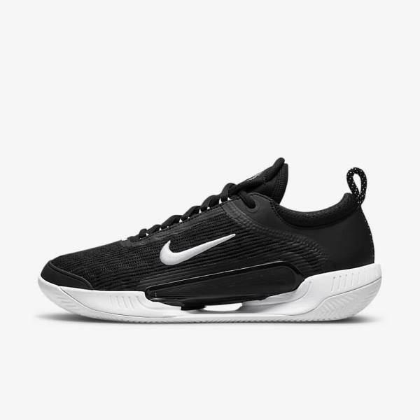 Nike NikeCourt Zoom NXT Clay Court Tenisove Tenisky Panske Čierne Biele | NK750JSL