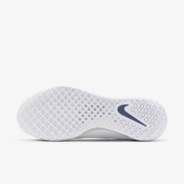 Nike NikeCourt Zoom NXT Hard Court Tenisove Tenisky Panske Biele Siva Námornícka Modrá | NK381KDH