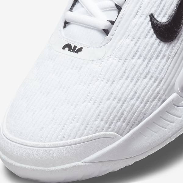 Nike NikeCourt Zoom NXT Hard Court Tenisove Tenisky Panske Biele Čierne | NK895ZGR