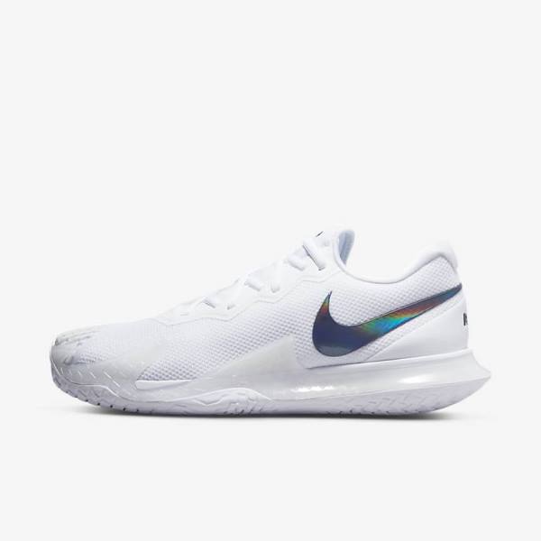 Nike NikeCourt Zoom Vapor Cage 4 Rafa Hard Court Tenisove Tenisky Panske Biele Čierne | NK631JUZ