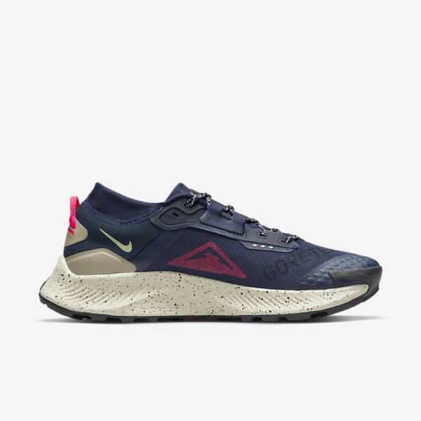 Nike Pegasus Trailove 3 GORE-TEX Nepremokave Trailove Bežecké Tenisky Panske Obsidian Olivovo Zelená Červené | NK208YAD