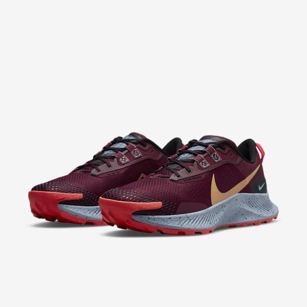 Nike Pegasus Trailove 3 Trailove Bežecké Tenisky Panske Čierne Svetlo Červené Hnede | NK281AVT