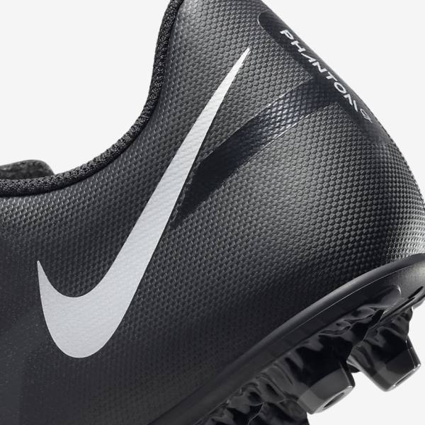 Nike Phantom GT2 Club MG Multi-Ground Kopačky Panske Čierne Tmavo Siva Metal Strieborne | NK083JOC