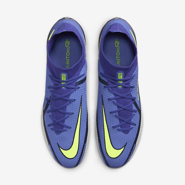 Nike Phantom GT2 Dynamic Fit Elite FG Firm-Ground Kopačky Damske Modre Siva | NK124ESV