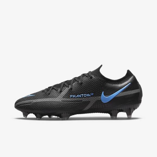 Nike Phantom GT2 Elite FG Firm-Ground Kopačky Damske Čierne Siva | NK019RMC