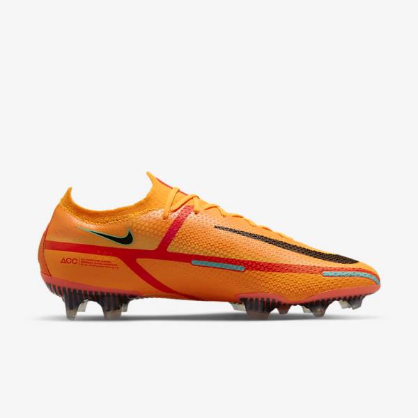 Nike Phantom GT2 Elite FG Firm-Ground Kopačky Damske Oranžové Svetlo Červené Čierne | NK146VJO