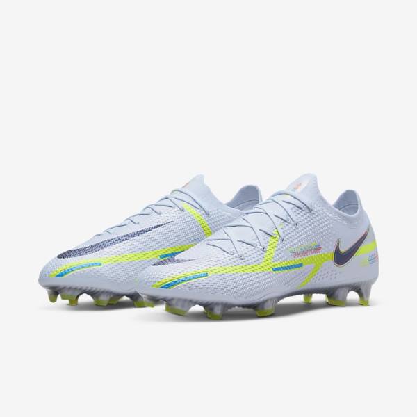 Nike Phantom GT2 Elite FG Firm-Ground Kopačky Damske Siva Svetlo Modre | NK895LXZ