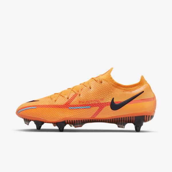 Nike Phantom GT2 Elite SG-Pro AC Soft-Ground Kopačky Panske Oranžové Svetlo Červené Čierne | NK692FAG