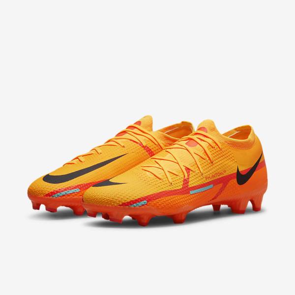 Nike Phantom GT2 Pro FG Firm-Ground Kopačky Damske Oranžové Svetlo Červené Čierne | NK178VDP