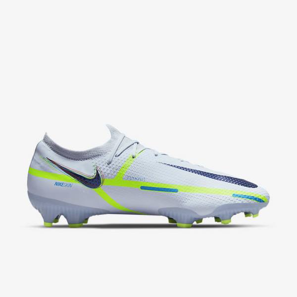 Nike Phantom GT2 Pro FG Firm-Ground Kopačky Panske Siva Svetlo Modre | NK451RBL