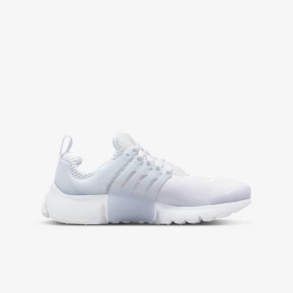 Nike Presto Older Tenisky Detske Biele Platina Biele | NK173FVC