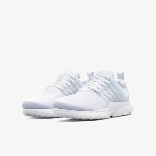 Nike Presto Older Tenisky Detske Biele Platina Biele | NK173FVC