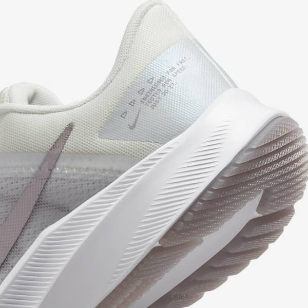 Nike Quest 4 Premium Cestne Bežecké Tenisky Damske Čierne Ruzove Tmavo Siva Biele | NK371BKZ