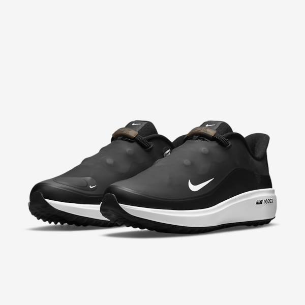 Nike React Ace Tour Golfove Topanky Damske Čierne Metal Tmavo Siva Biele | NK978QSO